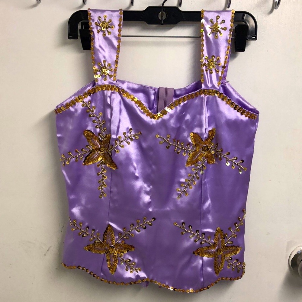 Secondhand Thailand Traditional Dress with hands stitches Flowers, & hands wash